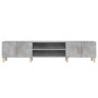 Mobile Porta TV Grigio Cemento 180x31,5x40 cm Legno Multistrato