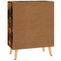 Credenza Rovere Fumo 60x30x72 cm in Legno Multistrato