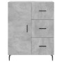 Credenza Grigio Cemento 69,5x34x90 cm in Legno Multistrato