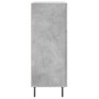 Credenza Grigio Cemento 69,5x34x90 cm in Legno Multistrato