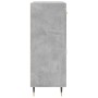 Credenza Grigio Cemento 69,5x34x90 cm in Legno Multistrato