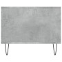 Tavolino Salotto Grigio Cemento 102x50x40 cm Legno Multistrato