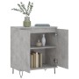 Credenza Grigio Cemento 60x35x70 cm in Legno Multistrato