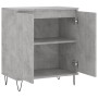 Credenza Grigio Cemento 60x35x70 cm in Legno Multistrato