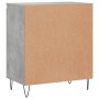 Credenza Grigio Cemento 60x35x70 cm in Legno Multistrato