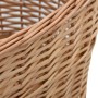 Cesta per Legna con Maniglie 58x42x29cm Salice Naturale