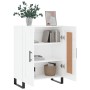 Credenza 69,5x34x90 cm in Legno Multistrato Bianco Lucido