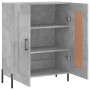 Credenza Grigio Cemento 69,5x34x90 cm in Legno Multistrato