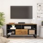 Mobile TV 100x33x46cm Legno Massello Mango e Legno Multistrato