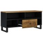 Mobile TV 100x33x46cm Legno Massello Mango e Legno Multistrato