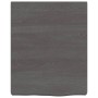 Ripiano Marrone Scuro 40x50x(2-6) cm Massello Rovere Trattato