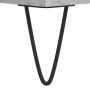 Tavolino da Salotto Grigio Cemento 60x50x40cm Legno Multistrato