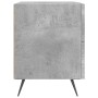 Comodini 2 pz Grigio Cemento 40x35x47,5 cm in Legno Multistrato