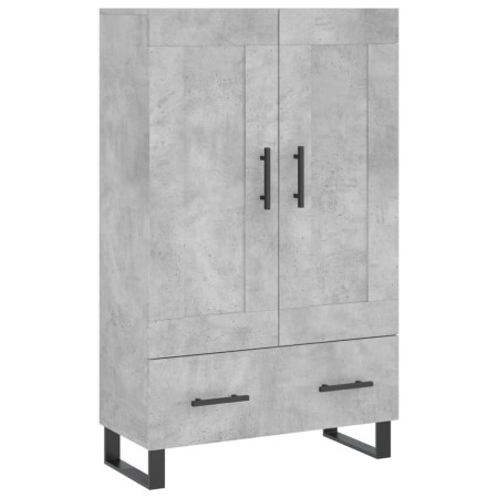 Credenza Grigio Cemento 69,5x31x115 cm in Legno Multistrato