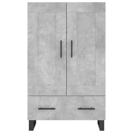 Credenza Grigio Cemento 69,5x31x115 cm in Legno Multistrato