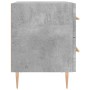 Comodini 2 pz Grigio Cemento 40x35x47,5 cm in Legno Multistrato