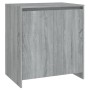 Credenza Grigio Sonoma 70x41x75 cm in Legno Multistrato