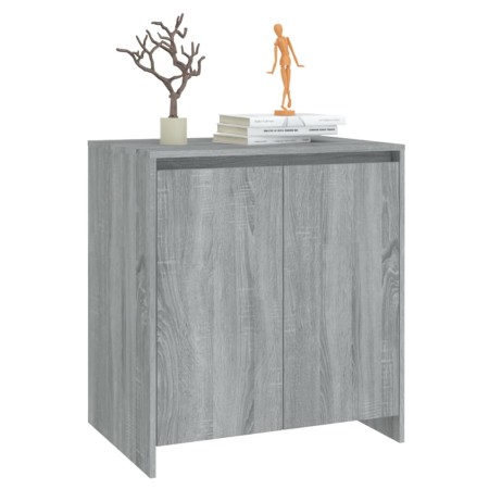 Credenza Grigio Sonoma 70x41x75 cm in Legno Multistrato