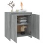 Credenza Grigio Sonoma 70x41x75 cm in Legno Multistrato