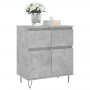 Credenza Grigio Cemento 60x35x70 cm in Legno Multistrato