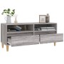 Mobile Porta TV Grigio Sonoma 100x34,5x44,5cm Legno Multistrato