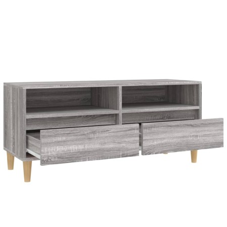 Mobile Porta TV Grigio Sonoma 100x34,5x44,5cm Legno Multistrato