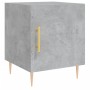 Comodini 2 pz Grigio Cemento 40x40x50 cm in Legno Multistrato