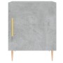 Comodini 2 pz Grigio Cemento 40x40x50 cm in Legno Multistrato