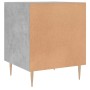 Comodini 2 pz Grigio Cemento 40x40x50 cm in Legno Multistrato