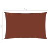 Parasole a Vela Oxford Rettangolare 5x7 m Terracotta