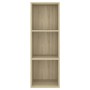 Mobile TV da Parete Rovere Sonoma 37x37x107cm Legno Multistrato