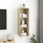 Mobile TV da Parete Rovere Sonoma 37x37x107cm Legno Multistrato