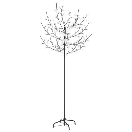 Albero di Natale 200 LED Blu Bianco Ciliegio in Fiore 180 cm