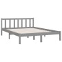 Giroletto Grigio in Massello di Pino 150x200 cm King Size