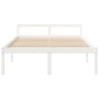 Letto per Anziani 150x200 cm King in Legno Massello di Pino