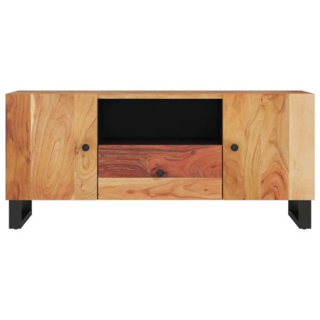 Mobile TV 105x33,5x46cm Legno Massello Acacia Legno Multistrato