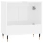 Armadietto Bagno Bianco Lucido 58x33x60cm in Legno Multistrato