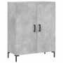 Credenza Grigio Cemento 69,5x34x90 cm in Legno Multistrato