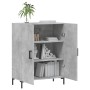 Credenza Grigio Cemento 69,5x34x90 cm in Legno Multistrato