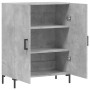 Credenza Grigio Cemento 69,5x34x90 cm in Legno Multistrato