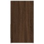 Armadietto Bagno Rovere Marrone 60x33x61cm Legno Ingegnerizzato