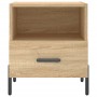 Comodini 2 pz Rovere Sonoma 40x35x47,5 cm in Legno Multistrato
