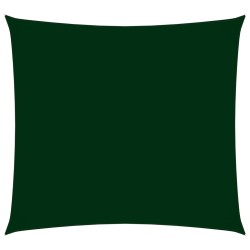 Vela Parasole in Tela Oxford Quadrata 4x4 m Verde Scuro