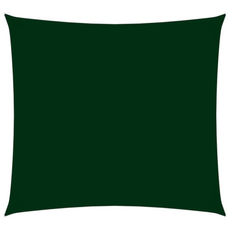 Vela Parasole in Tela Oxford Quadrata 4x4 m Verde Scuro