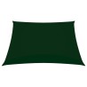 Vela Parasole in Tela Oxford Quadrata 4x4 m Verde Scuro