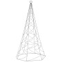 Albero di Natale Pennone Blu 200 LED 180 cm