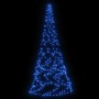 Albero di Natale Pennone Blu 200 LED 180 cm