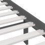 Giroletto Grigio 150x200 cm King in Legno Massello di Pino