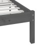 Giroletto Grigio 150x200 cm King in Legno Massello di Pino