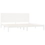 Giroletto Bianco in Legno Massello 180x200 cm Super King